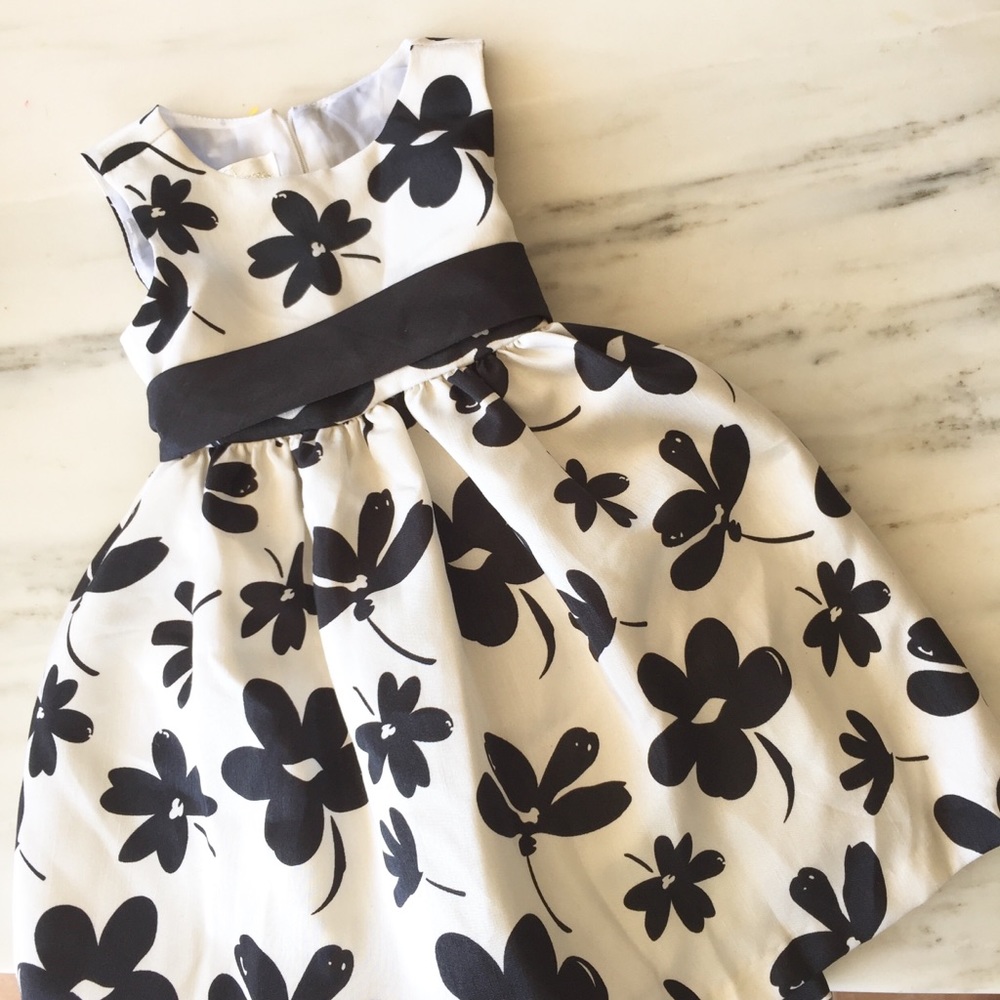 Black + White American Princess Dress